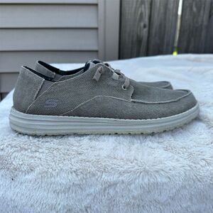 Skechers Men's Melson Volgo Brown Slip-On Casual Shoes Size 8.5 US